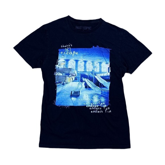 Hot Topic Other - Hot Topic Liminal Space Graphic Tee Mens S Black Excellent Weirdcore Dreamcore